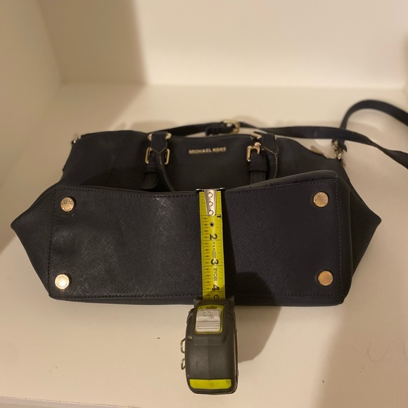 Michael Kors Navy Blue Tote - Picture 4 of 10